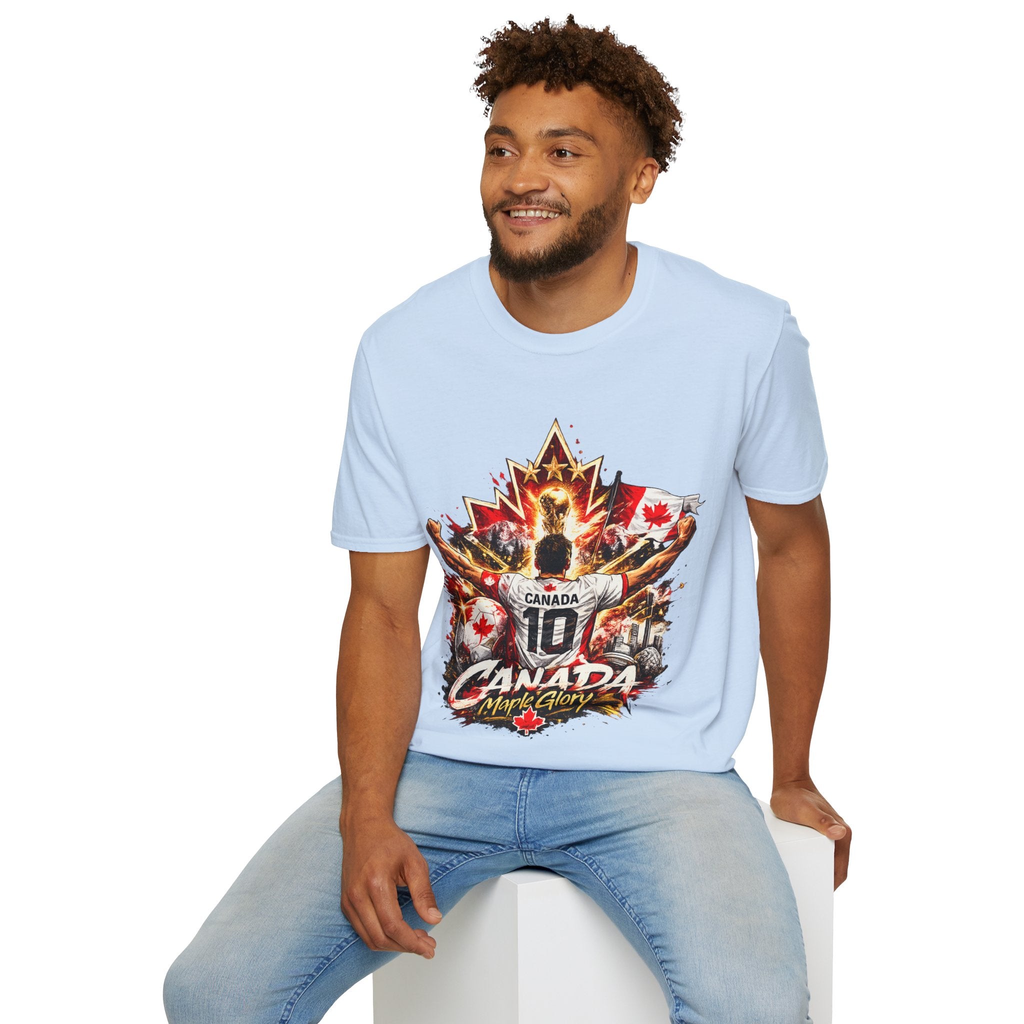 Canada Maple Glory T‑Shirt — Vintage Canadian Maple Leaf Graphic Tee
