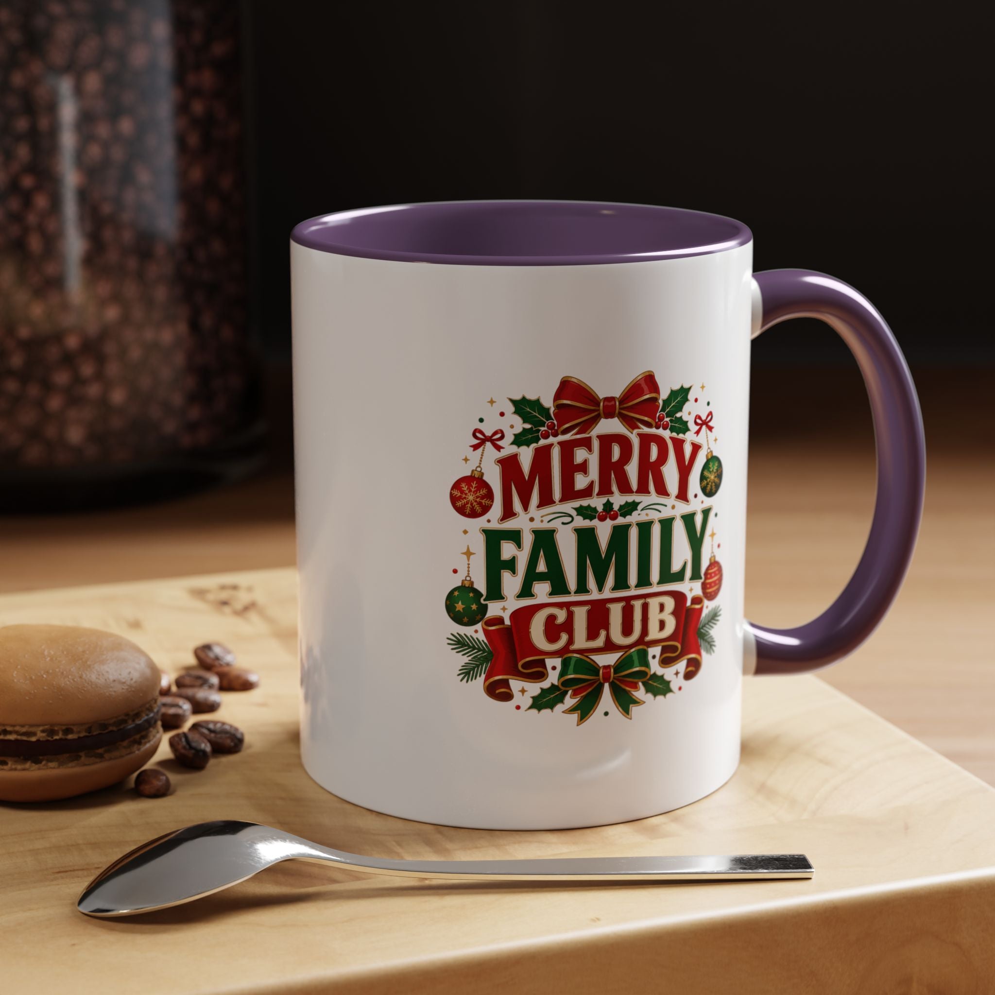 Accent Coffee Mug Merry Family Club