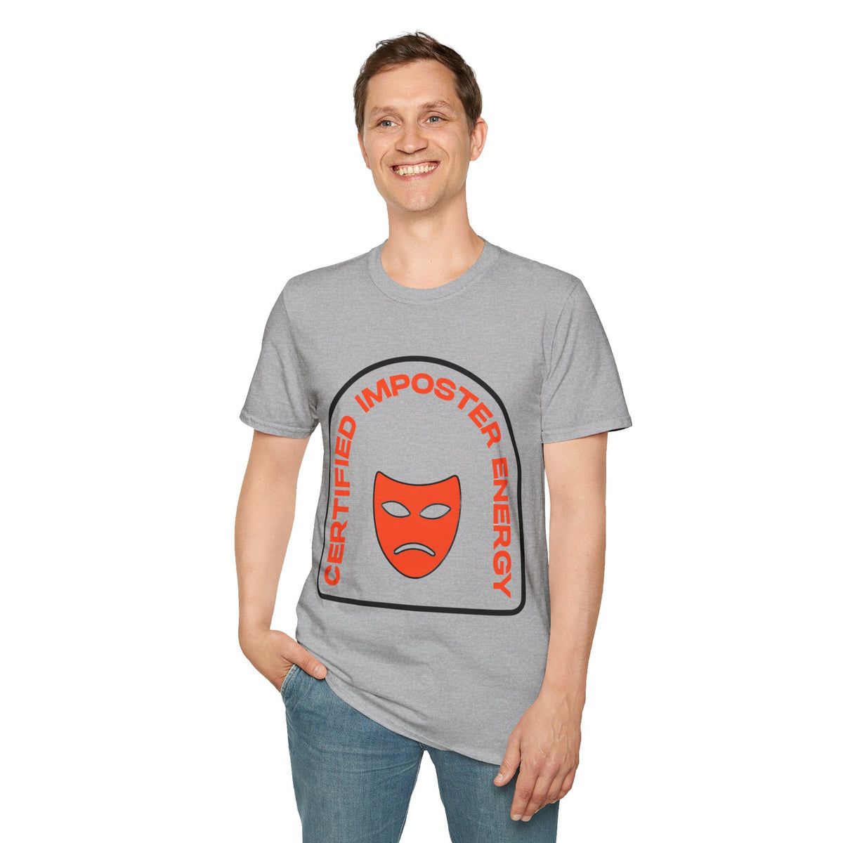 Certified Imposter Energy T-Shirt — Funny Sarcastic Graphic Tee - Trending Now - August 2026