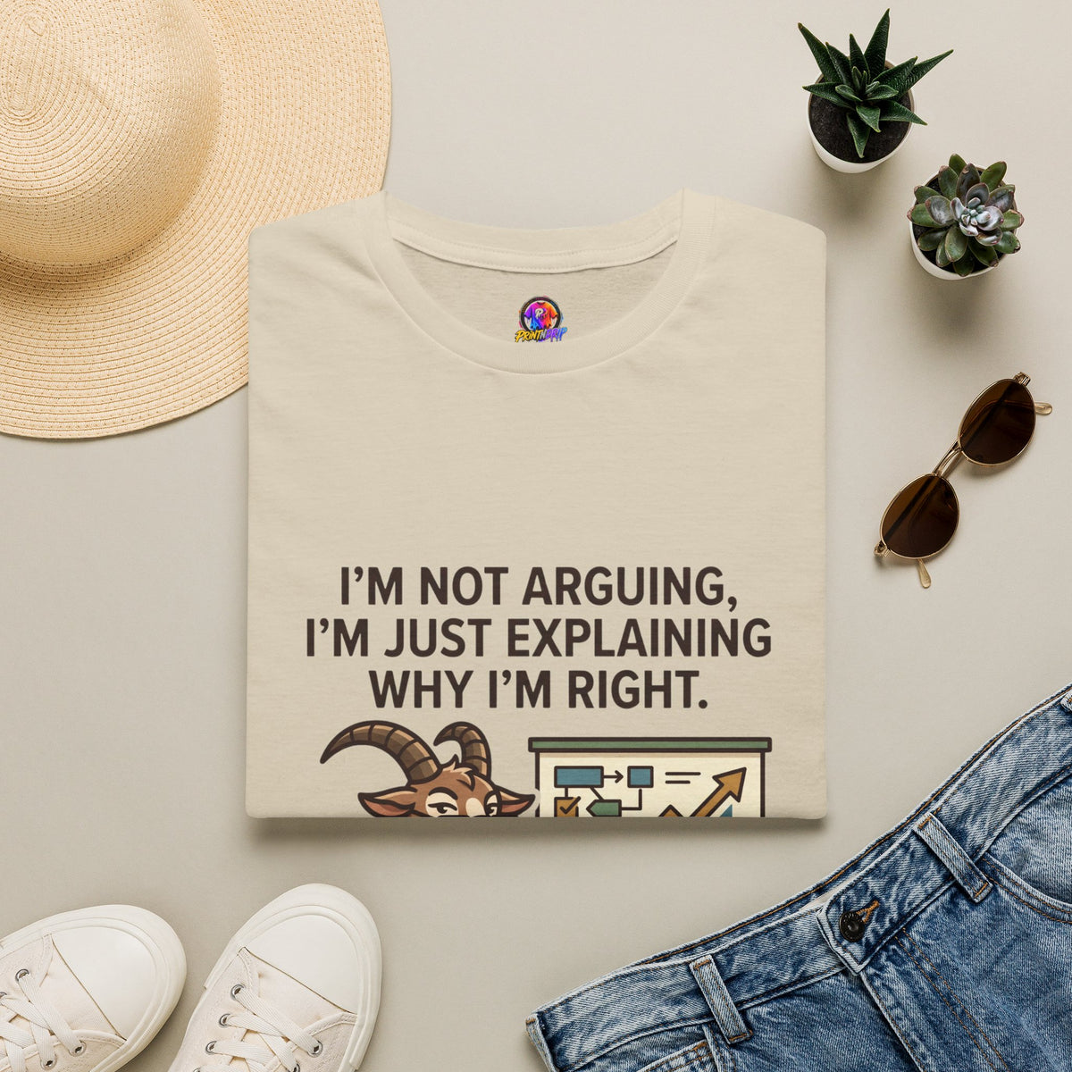 Capricorn T-Shirt "I’m Not Arguing, I’m Just Explaining Why I’m Right"