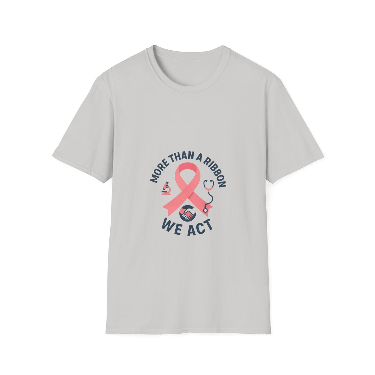 Breast Cancer Awareness T-Shirt — "More Than a Ribbon, We Act" Pink Ribbon Tee - Trending Now - October 2026
