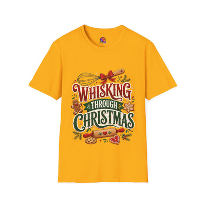 Christmas Baking T‑Shirt — "Whisking Through Christmas" Holiday Tee