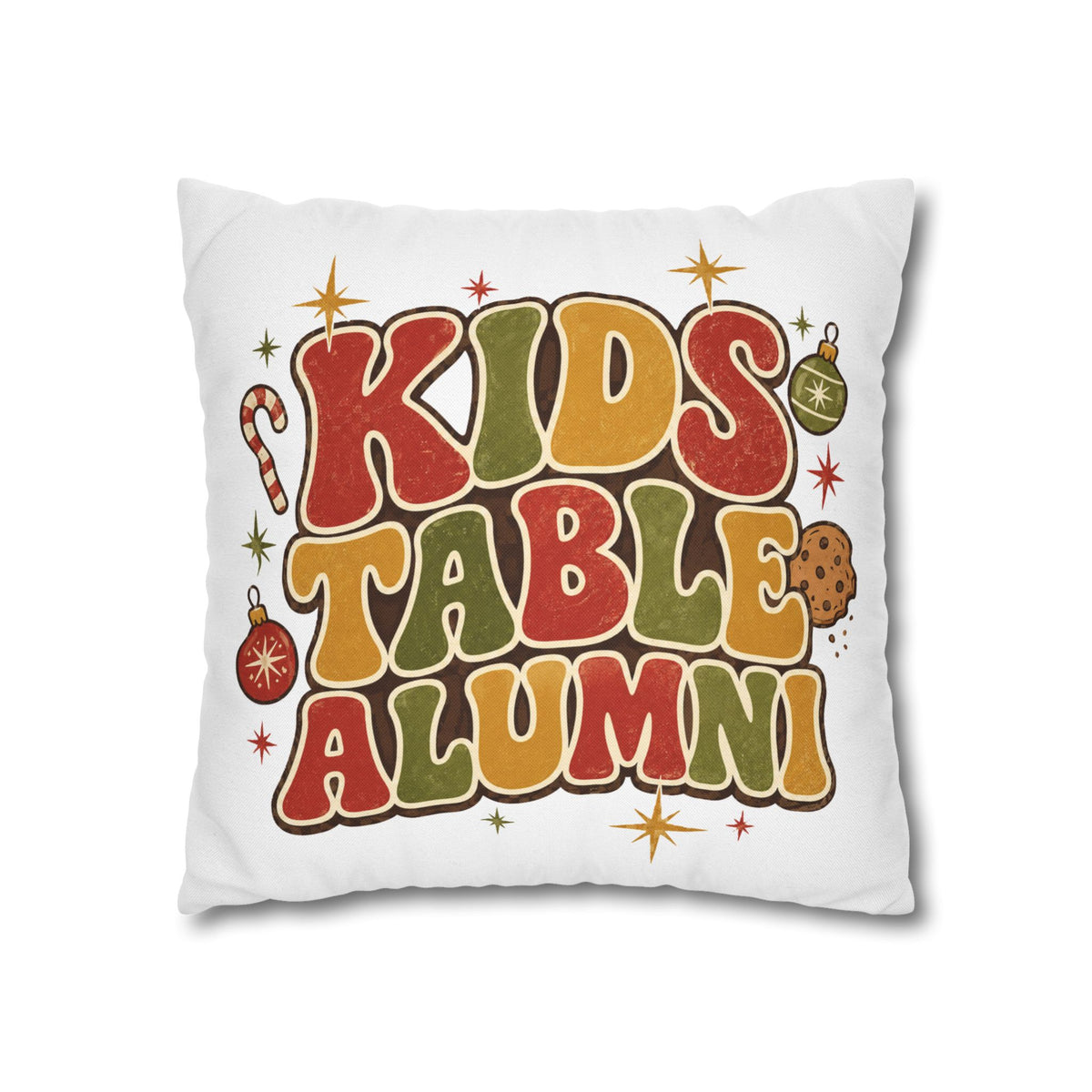Christmas Kids Table Alumni Holiday Pillowcase