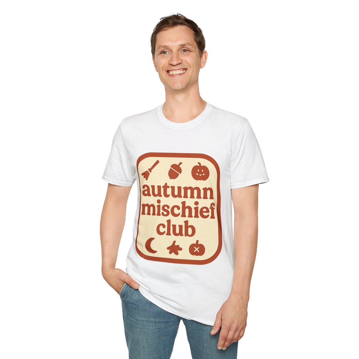 Autumn Mischief Club T-Shirt — Cozy Fall Graphic Tee - Trending Now - August 2026