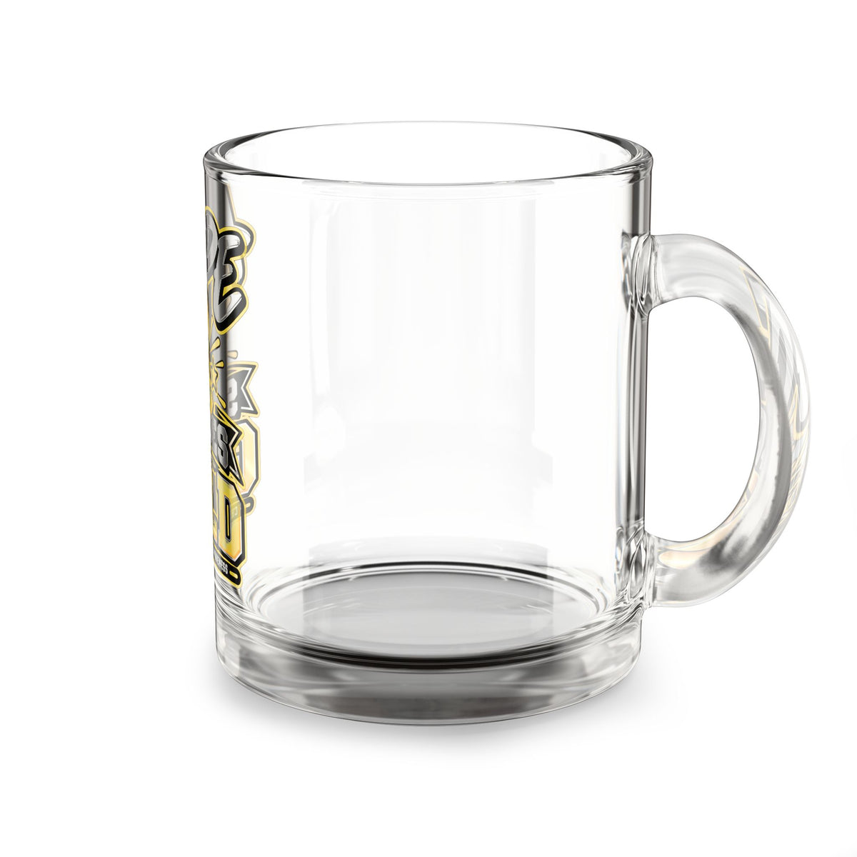 Hope Shines in Gold Childhood Cancer Awareness Glass Mug