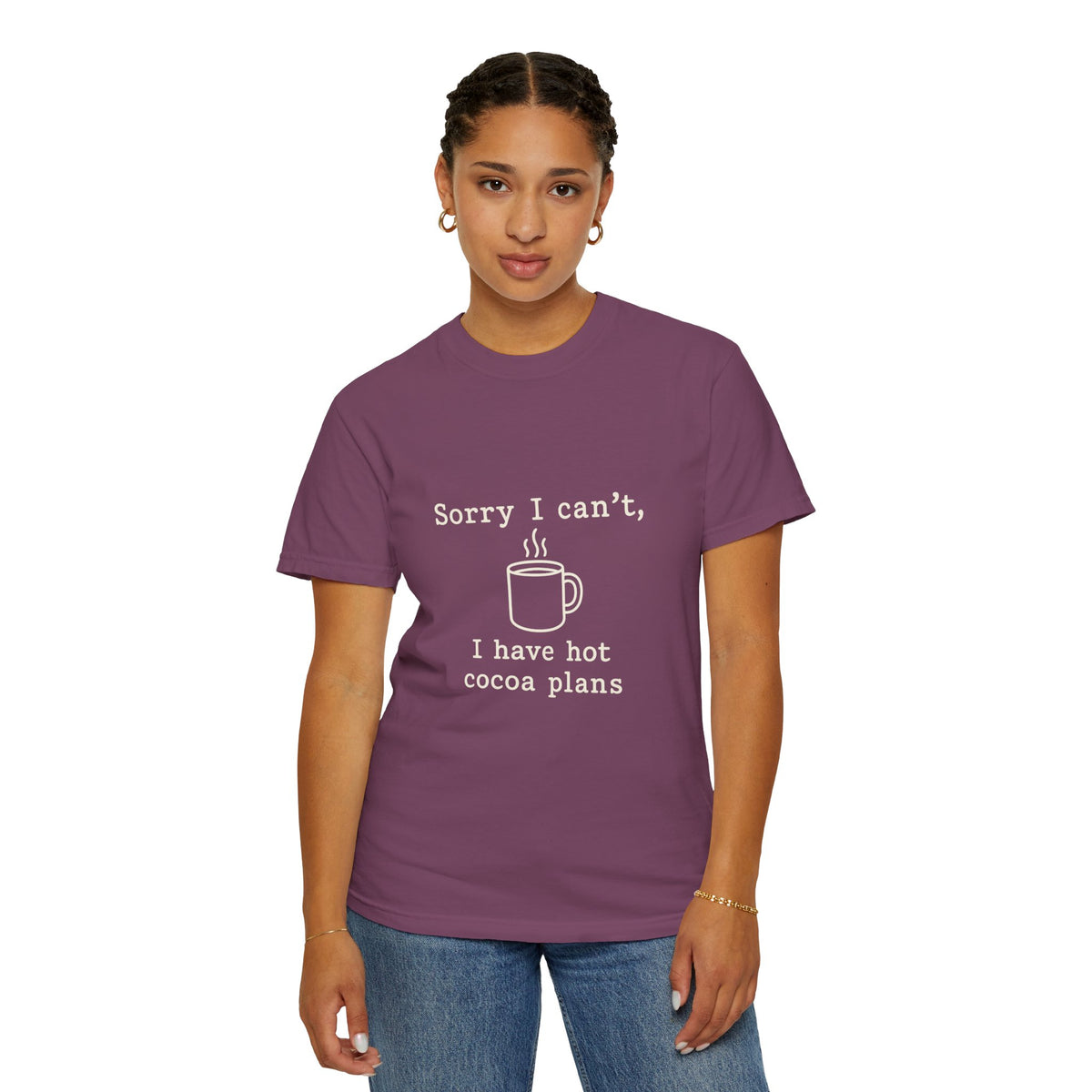 Hot Cocoa Plans T-Shirt — "Sorry I Can’t, I Have Hot Cocoa Plans" Cozy Graphic Tee - Trending Now - October 2026