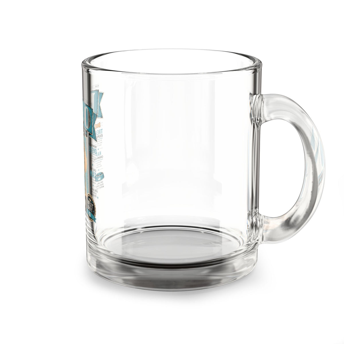 Milo Bailey Dog Dad Mom  Glass Mug 10 oz Milo ‘Best Boy’ Glass Mug — 10oz Dog Photo Coffee Cup