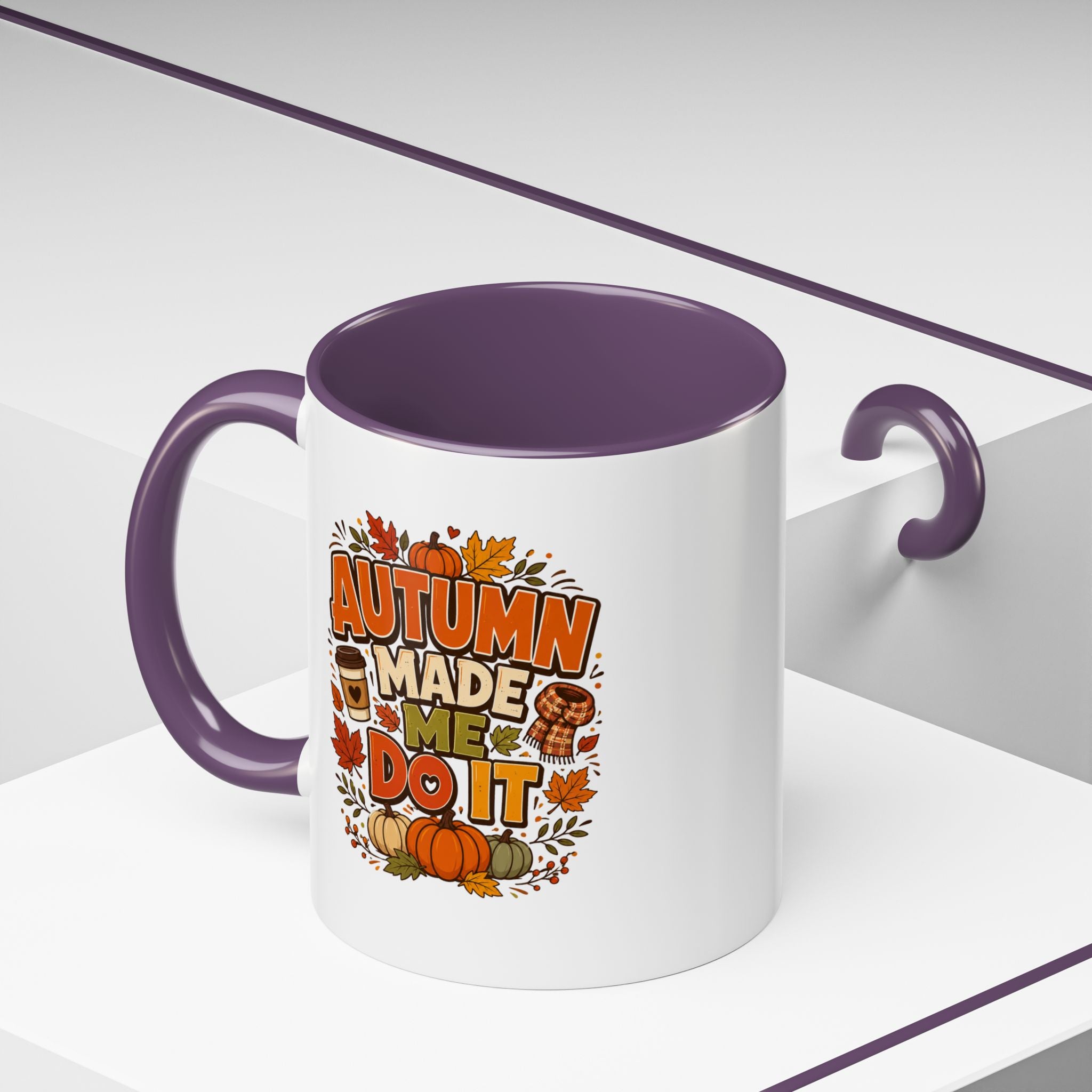Thanksgiving Mug Autumn Made Me Do It Coffee Mug