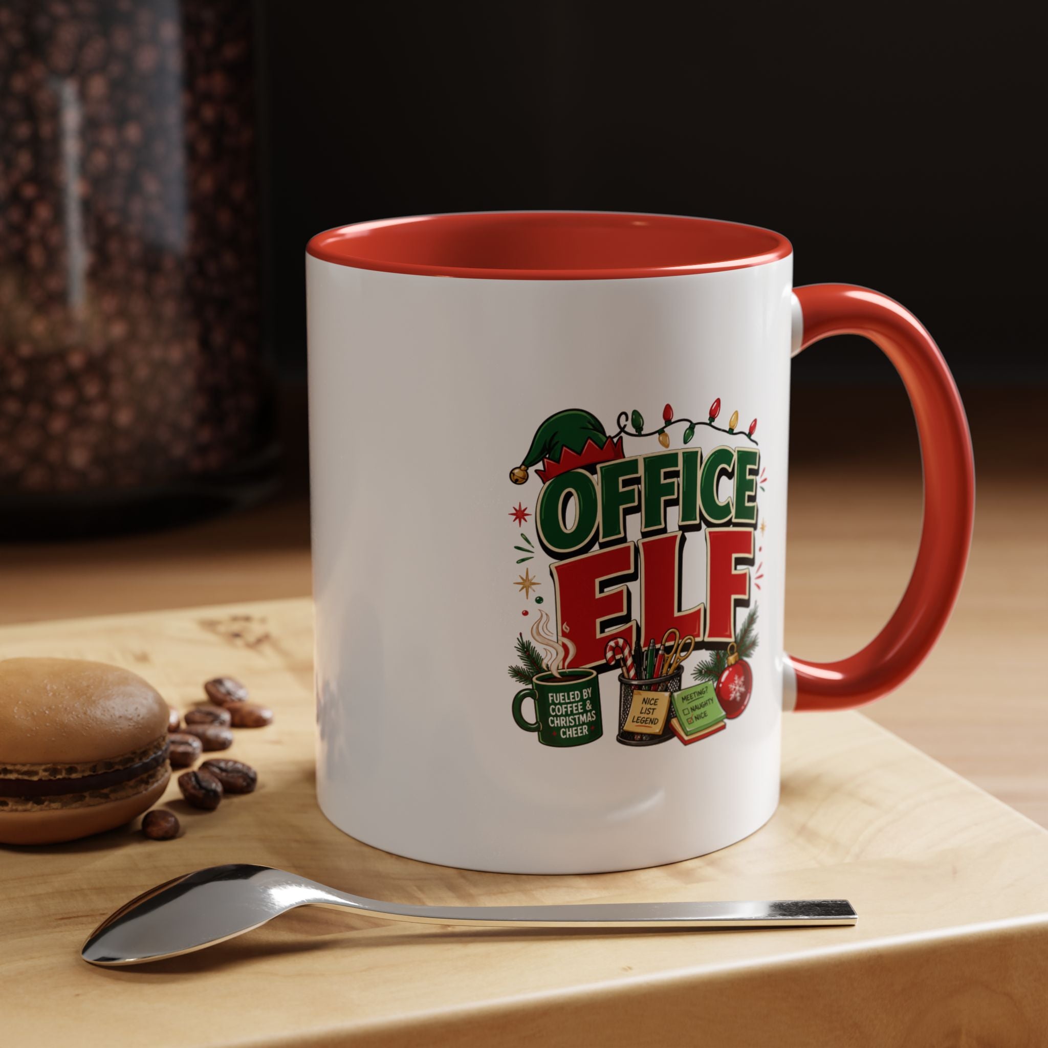 Accent Coffee Mug Office Elf