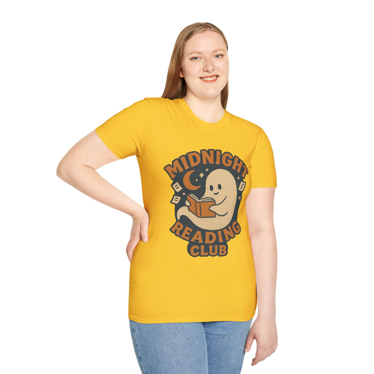 Midnight Reading Club T-Shirt — Cute Ghost Booklover Tee - Trending Now - August 2026