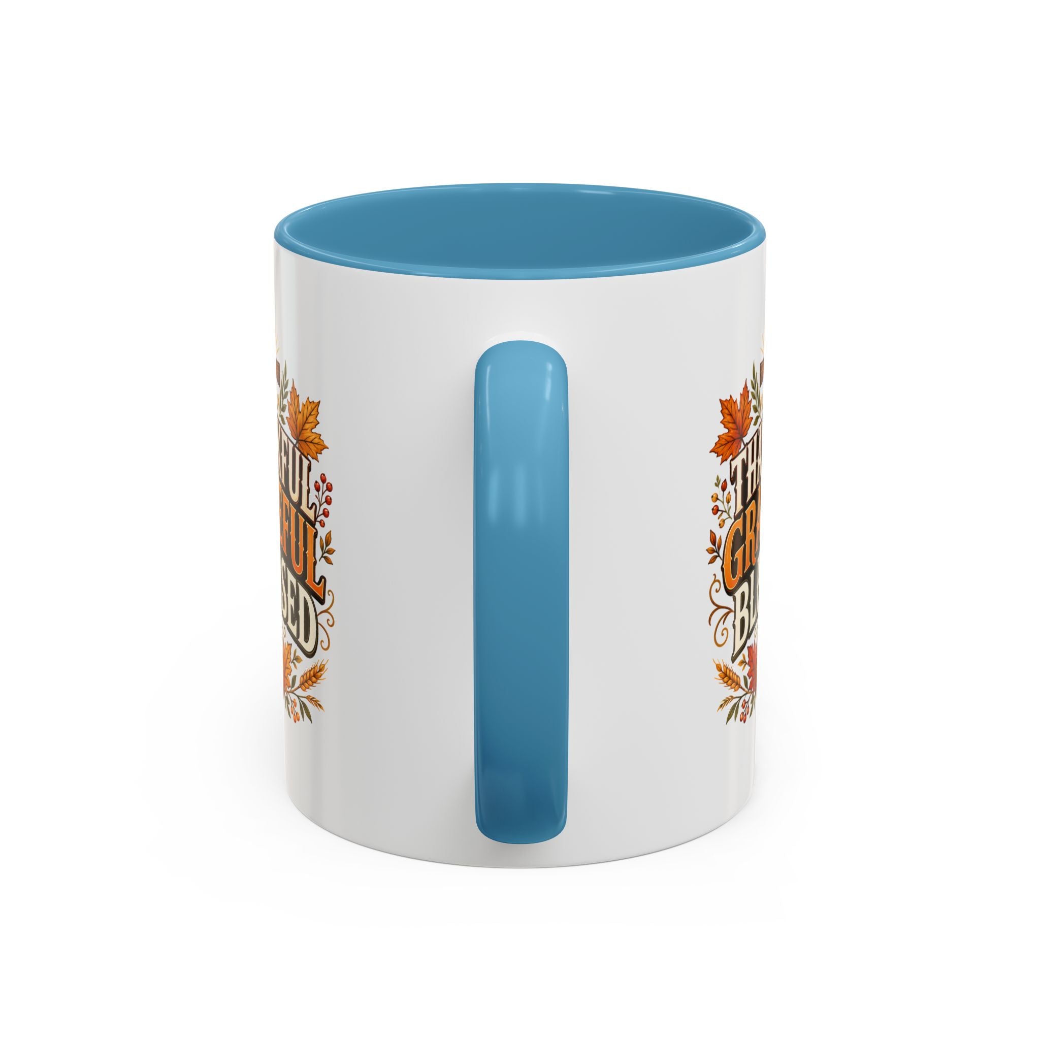 Thanksgiving Mug Thankful Grateful Blessed Coffee Mug