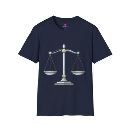 Libra Scales T-Shirt — Zodiac Balance Graphic Tee