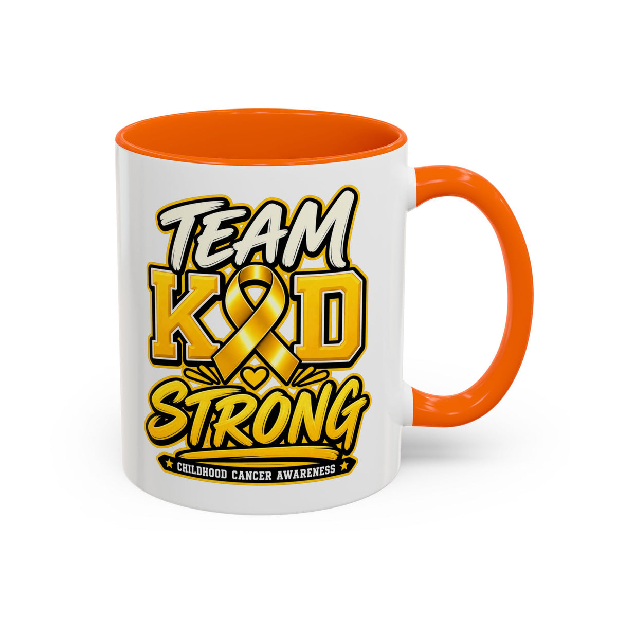 Team KID Strong Childhood Cancer Awareness Coffee Mug