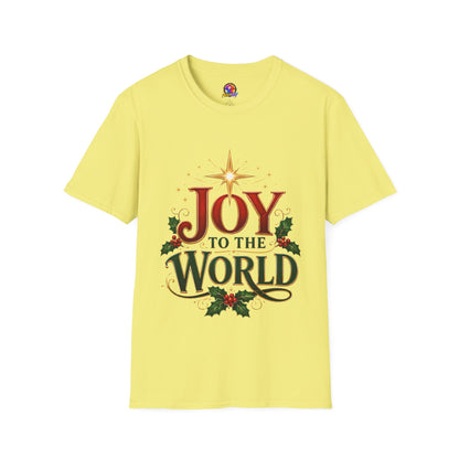 Joy to the World T-Shirt — Festive Christmas Holiday Tee