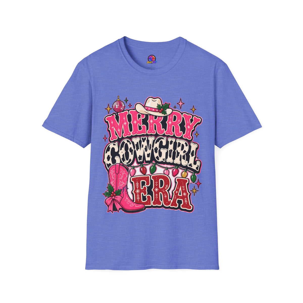 Merry Cowgirl Christmas T-Shirt