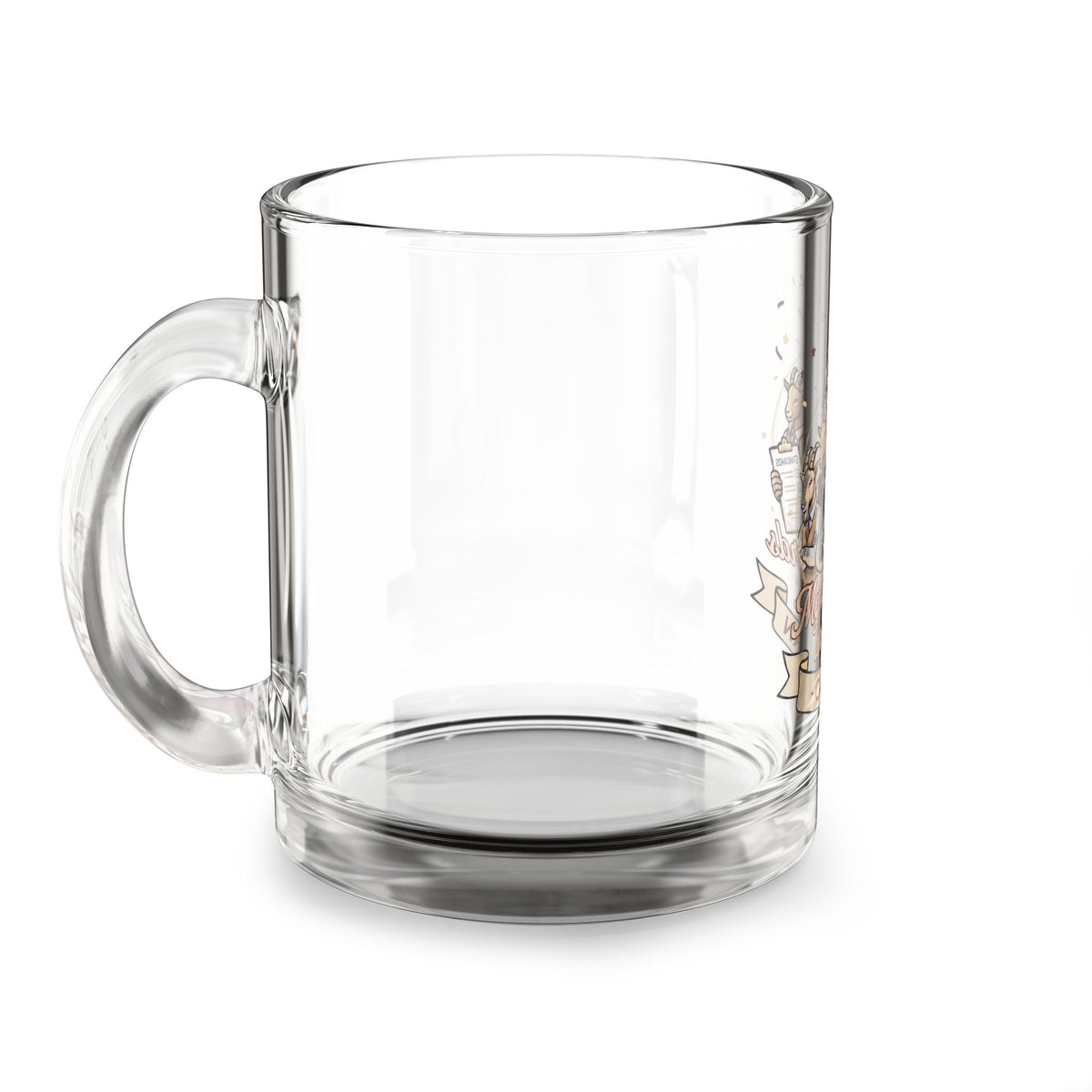 Capricorn Glass Mug — "My Standards Are High" Zodiac Coffee Cup, 10oz