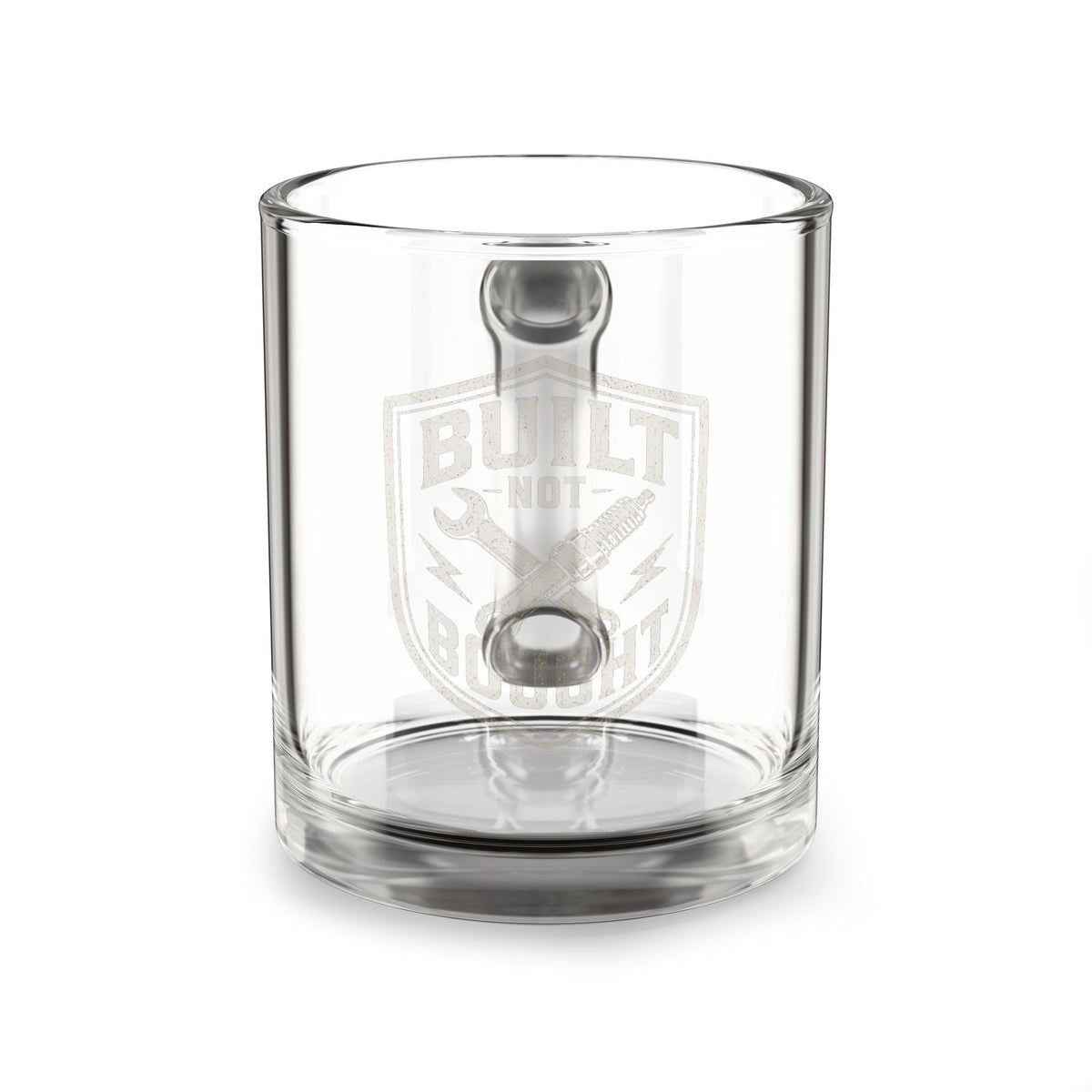 Glass Mug, 10oz Milo Bailey Dog Dad Mom Glass Mug, 10oz