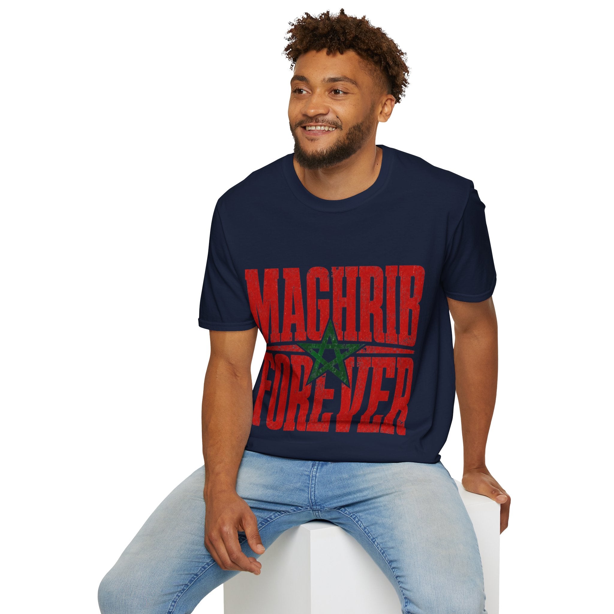 Morocco T-Shirt — Maghrib Forever Moroccan Flag Graphic Tee