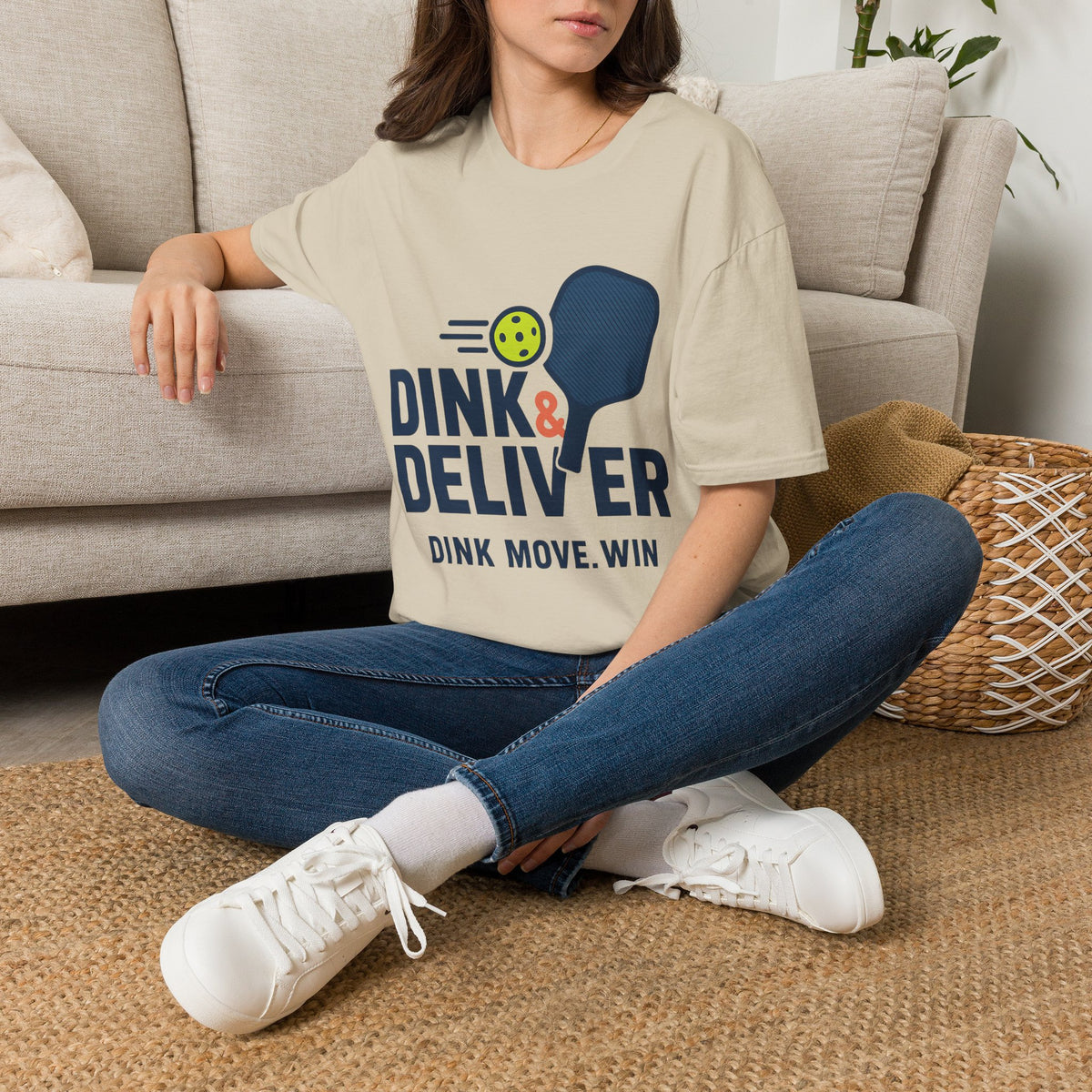 Pickleball Player T‑Shirt — 'Dink. Drive. Deliver.' Graphic Tee for Pickleball Fans - Trending Now - August 2026