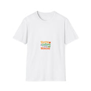 Halloween T-Shirt — "Faking a Costume, It’s Kinda Working" Cute Fall Graphic Tee - Trending Now - October 2026