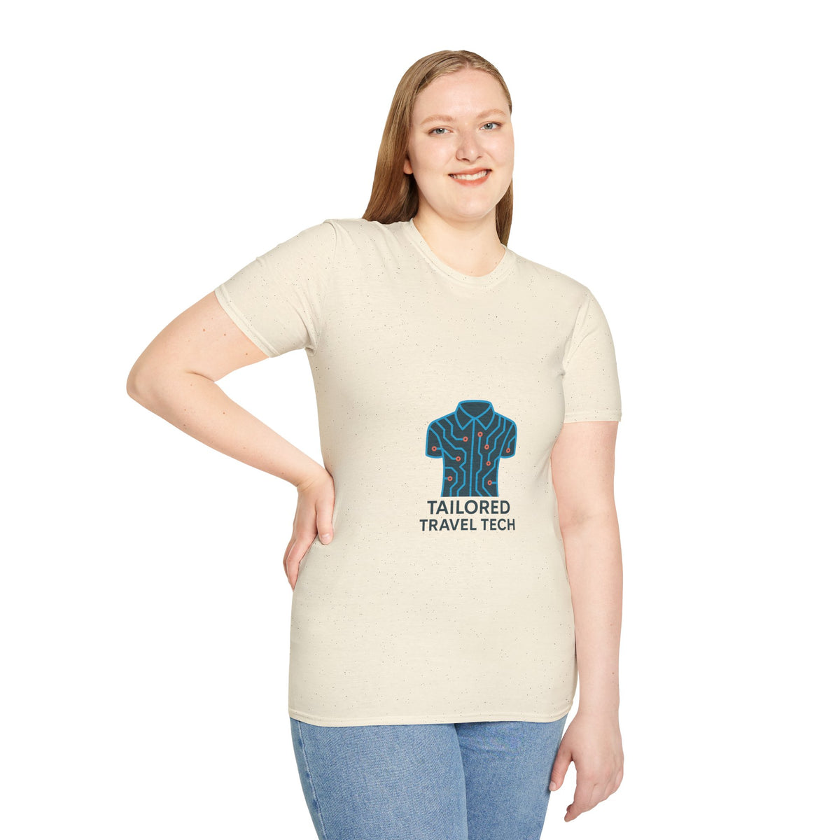 Tailored Travel Tech T-Shirt — Travel Tech Logo Tee - Trending Now - October 2026