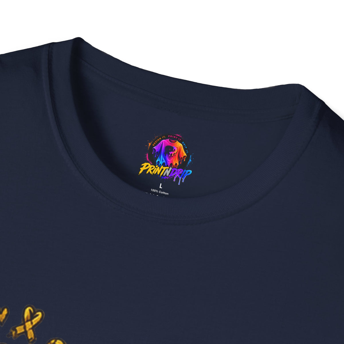 Hope Lives Here Gold Ribbon Butterfly Childhood Cancer Awareness T-Shirt