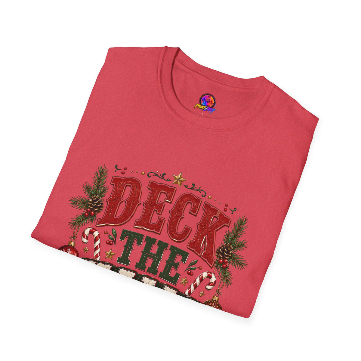 Deck the Halls Y'All T-Shirt — Festive Christmas Holiday Tee