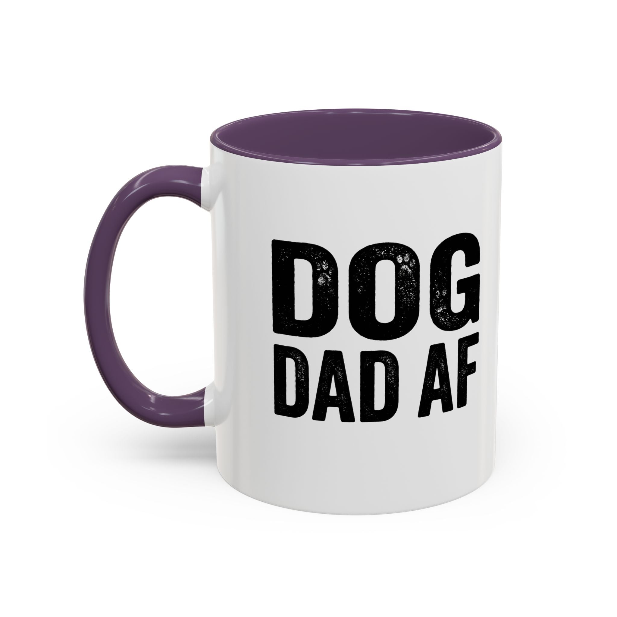 Funny Dog Dad AF Coffee Mug – Funny Black Accen Gift for Dog Lovers