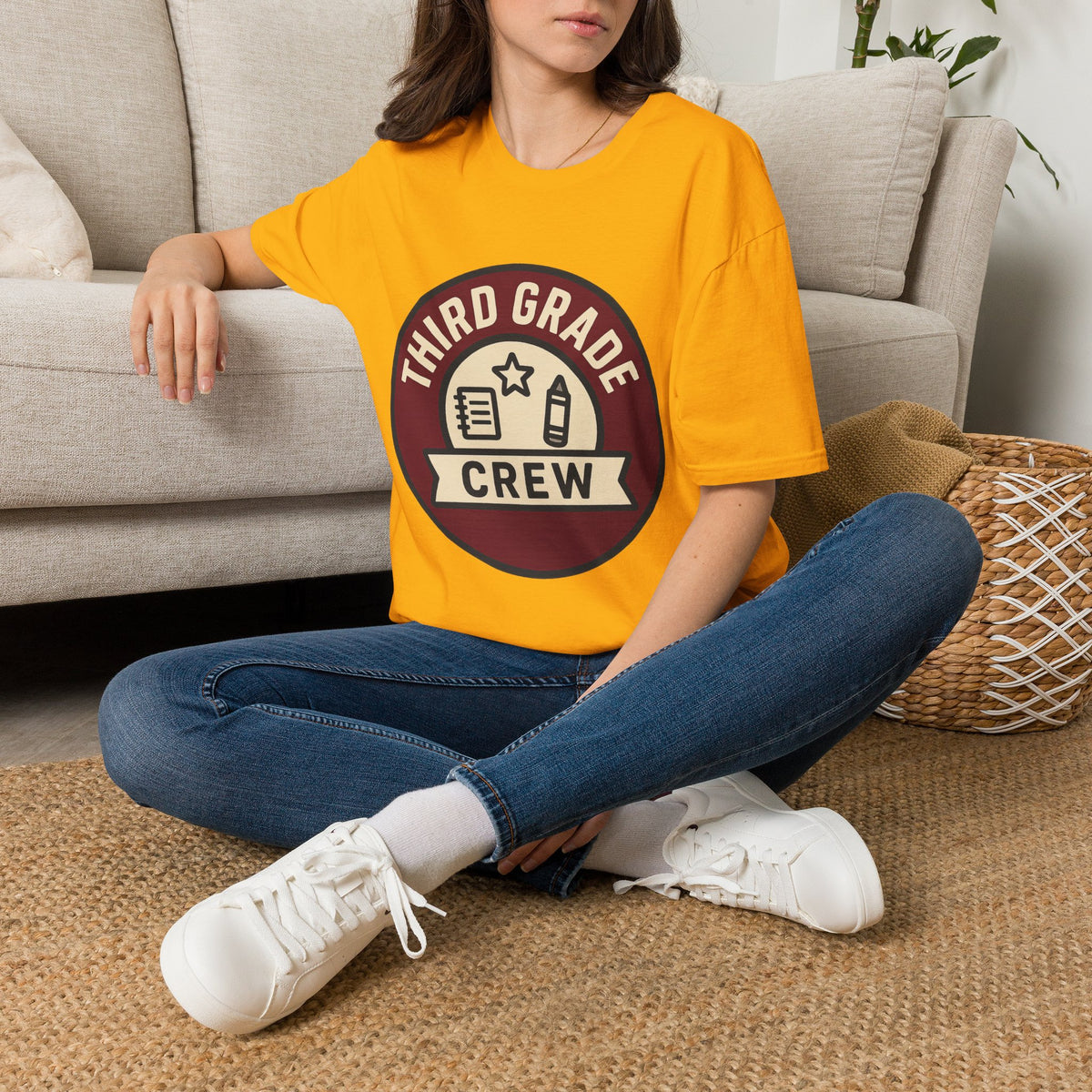 Third Grade Crew T-Shirt — Retro School Teacher & Student Tee - Trending Now - August 2026
