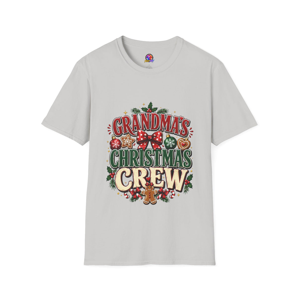 T-Shirt — Grandma's Christmas Crew Holiday Tee