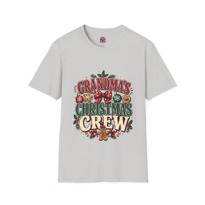 T-Shirt — Grandma's Christmas Crew Holiday Tee