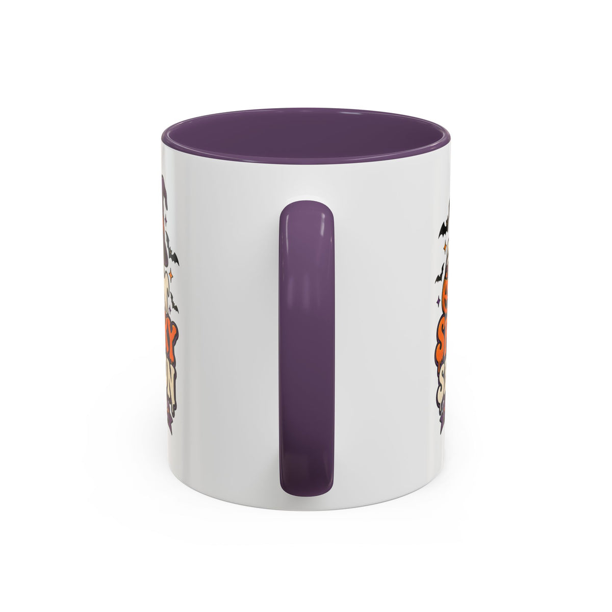 Spooky Season Coffee Mug — Cute Ghost Halloween Accent Mug (11/15oz)