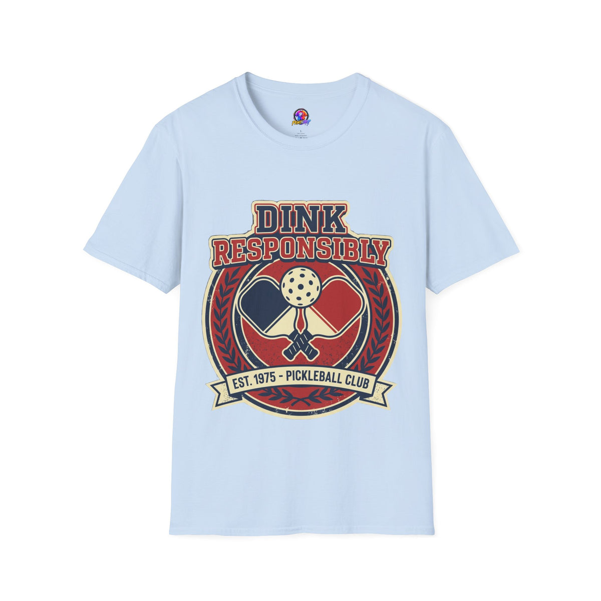Pickleball T‑Shirt — "Dink Responsibly" Vintage Pickleball Club Tee