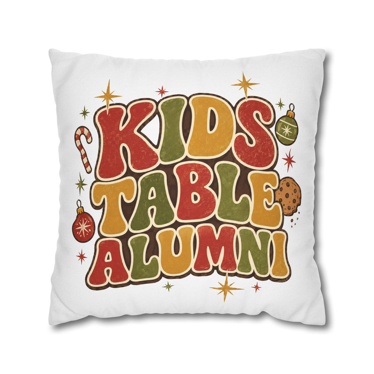 Christmas Kids Table Alumni Holiday Pillowcase