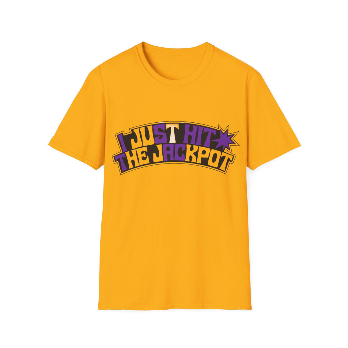 Just Hit the Jackpot T-Shirt — Retro Casino Graphic Tee - Trending Now - August 2026