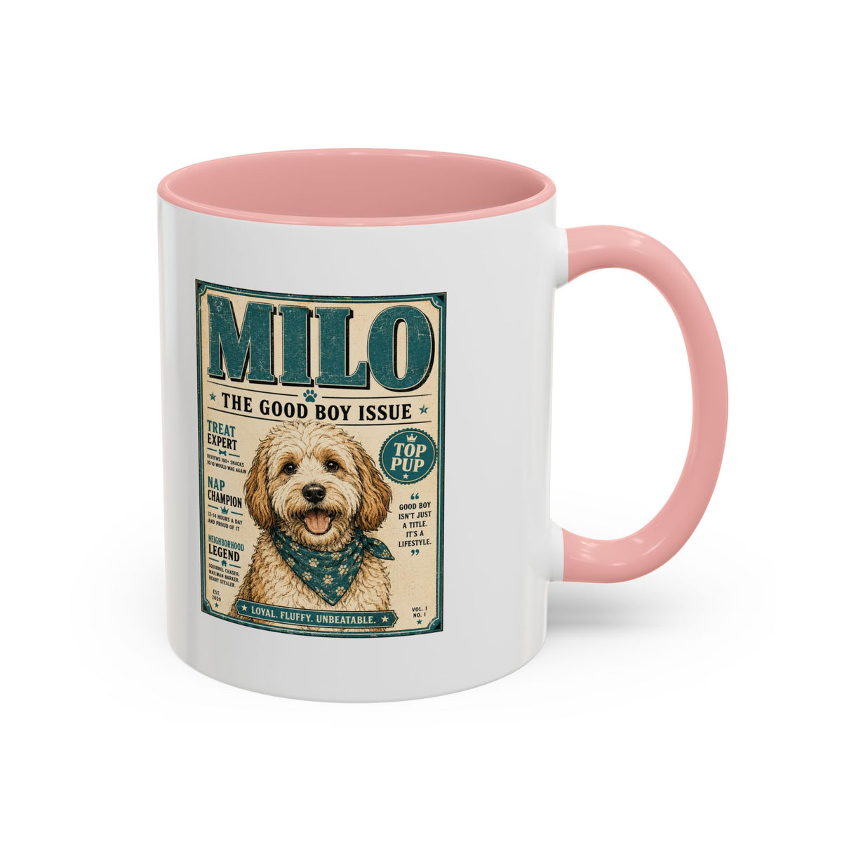 Milo Bailey Dog Dad Mom Milo 'The Good Boy Issue' Coffee Mug