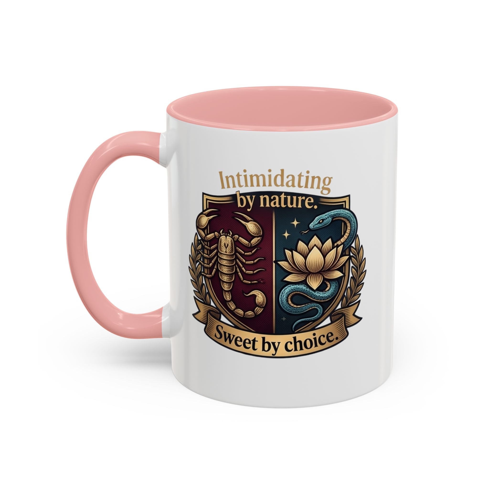 Intimidating by Nature, Sweet by Choice Accent Coffee Mug (11/15oz)