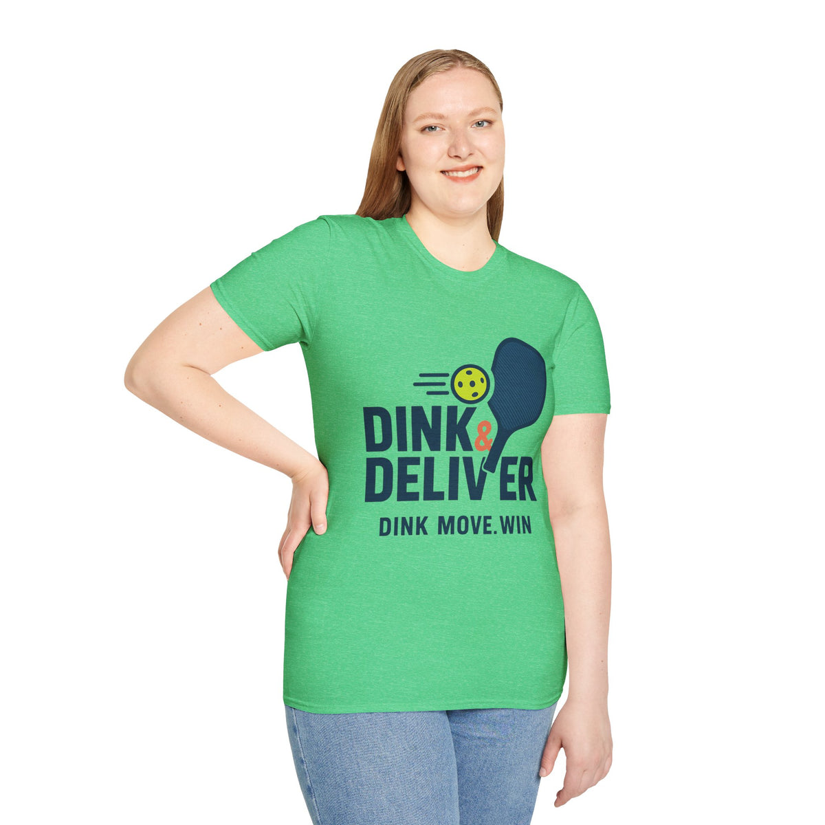 Pickleball Player T‑Shirt — 'Dink. Drive. Deliver.' Graphic Tee for Pickleball Fans - Trending Now - August 2026