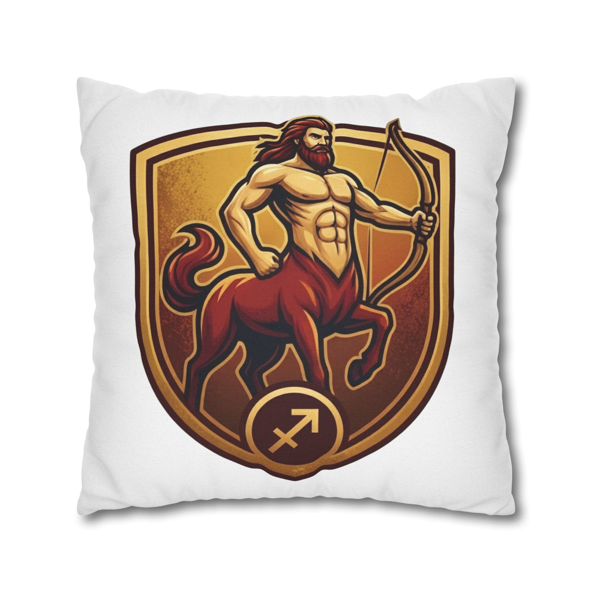 Sagittarius Centaur Zodiac Pillowcase — Archer Constellation Decorative Cushion