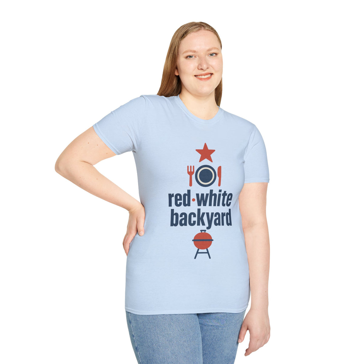 Patriotic BBQ T-Shirt — Red Star Plate Grill Graphic - Trending Now - August 2026