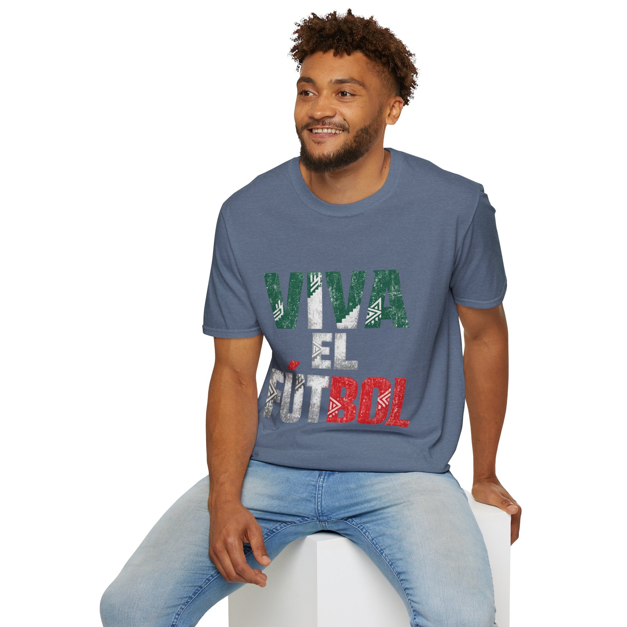 Mexico T-Shirt — "Viva El Fútbol" Mexican Soccer Graphic Tee