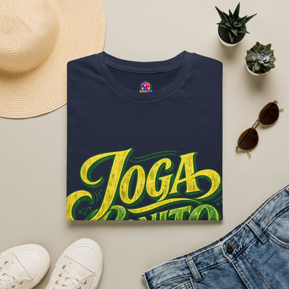 Brazil T-Shirt — 'Joga Bonito' Vintage Soccer Script Tee