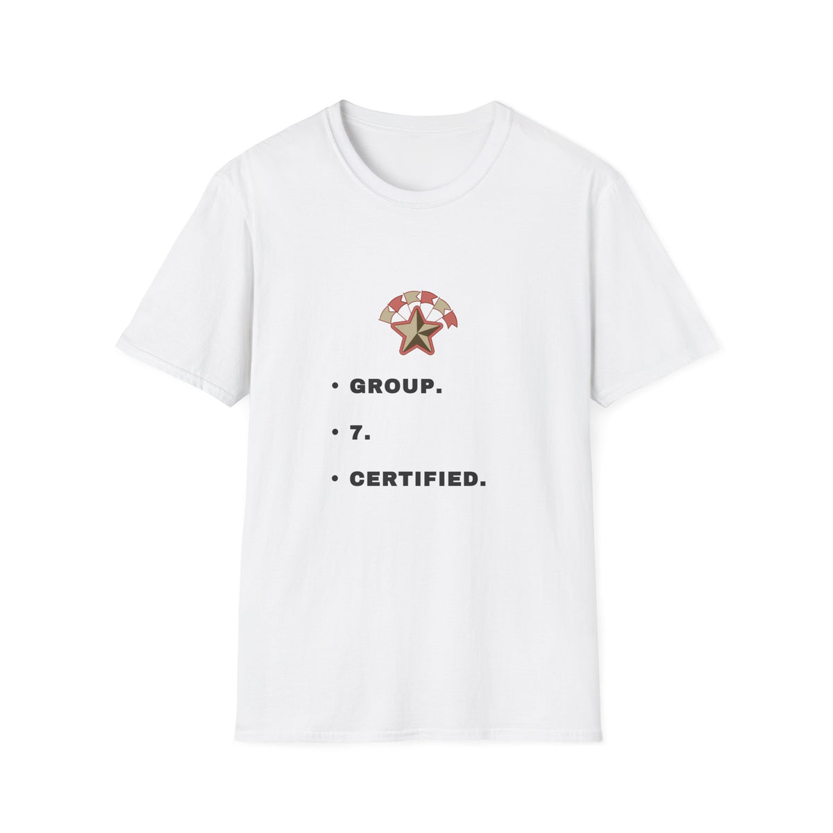 Group Certified T‑Shirt — Military Star Emblem Tee - Trending Now - September 2026