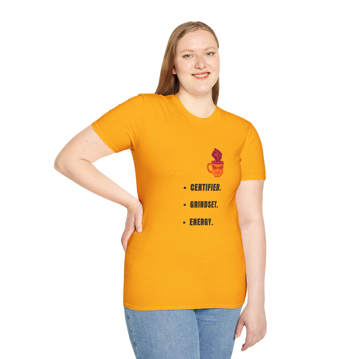 Certified Mindset Tee — "Certified. Mindset. Energy." Motivational Graphic T-Shirt - Trending Now - September 2026