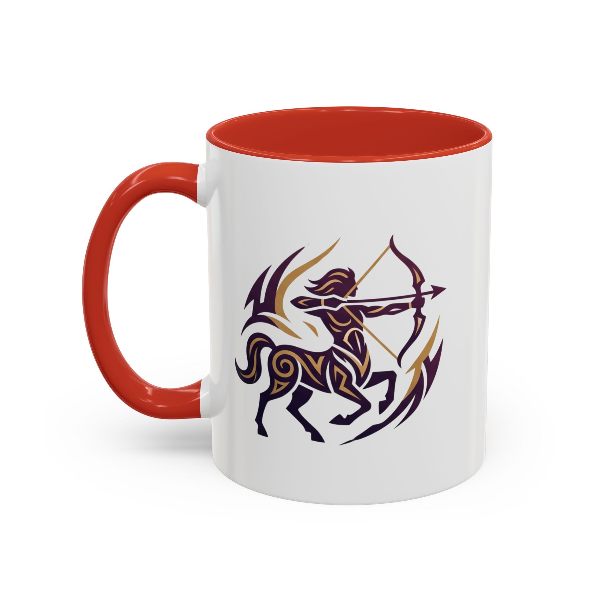 Sagittarius Zodiac Coffee Mug — Archer Centaur Astrology Accent Mug
