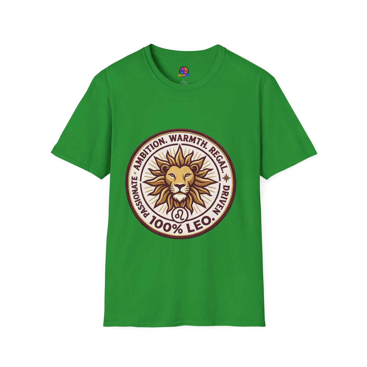 Leo Zodiac Lion T-Shirt — Ambition, Warmth & Regal Pride Graphic Tee