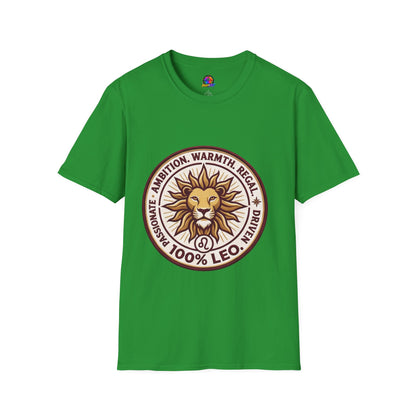 Leo Zodiac Lion T-Shirt — Ambition, Warmth & Regal Pride Graphic Tee