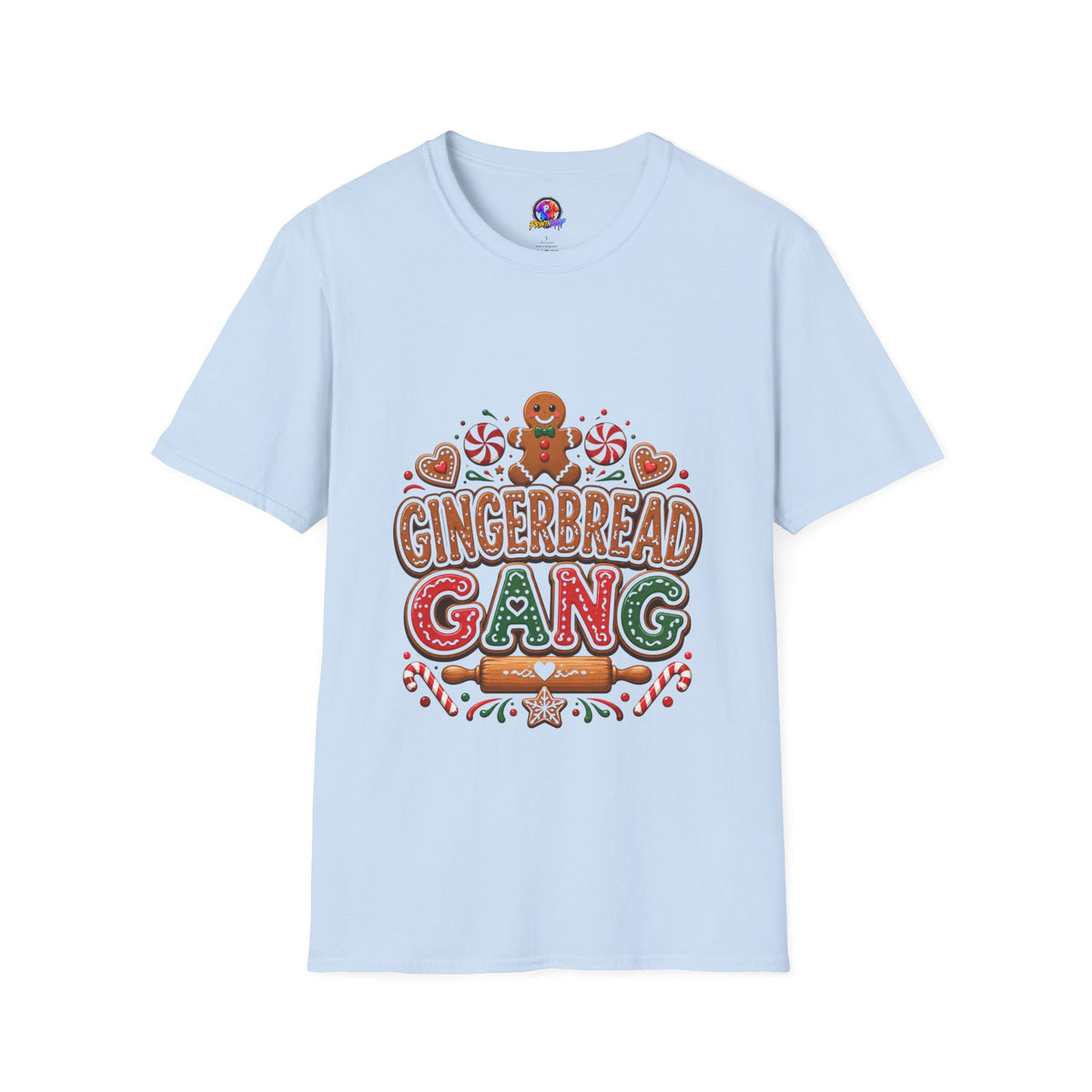 Gingerbread Gang T-Shirt — Cute Holiday Cookie Graphic Tee