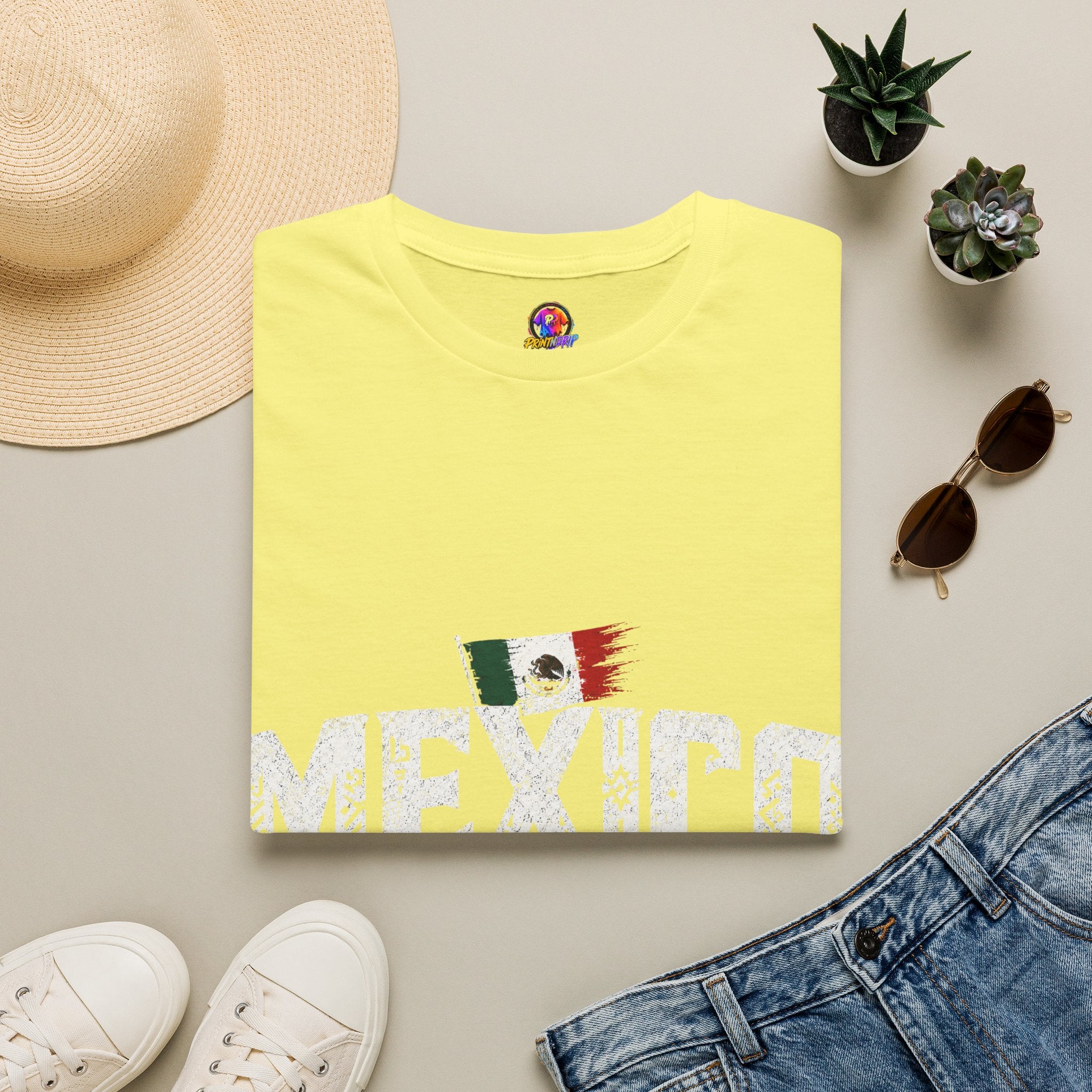 Mexico Vintage Flag T-Shirt