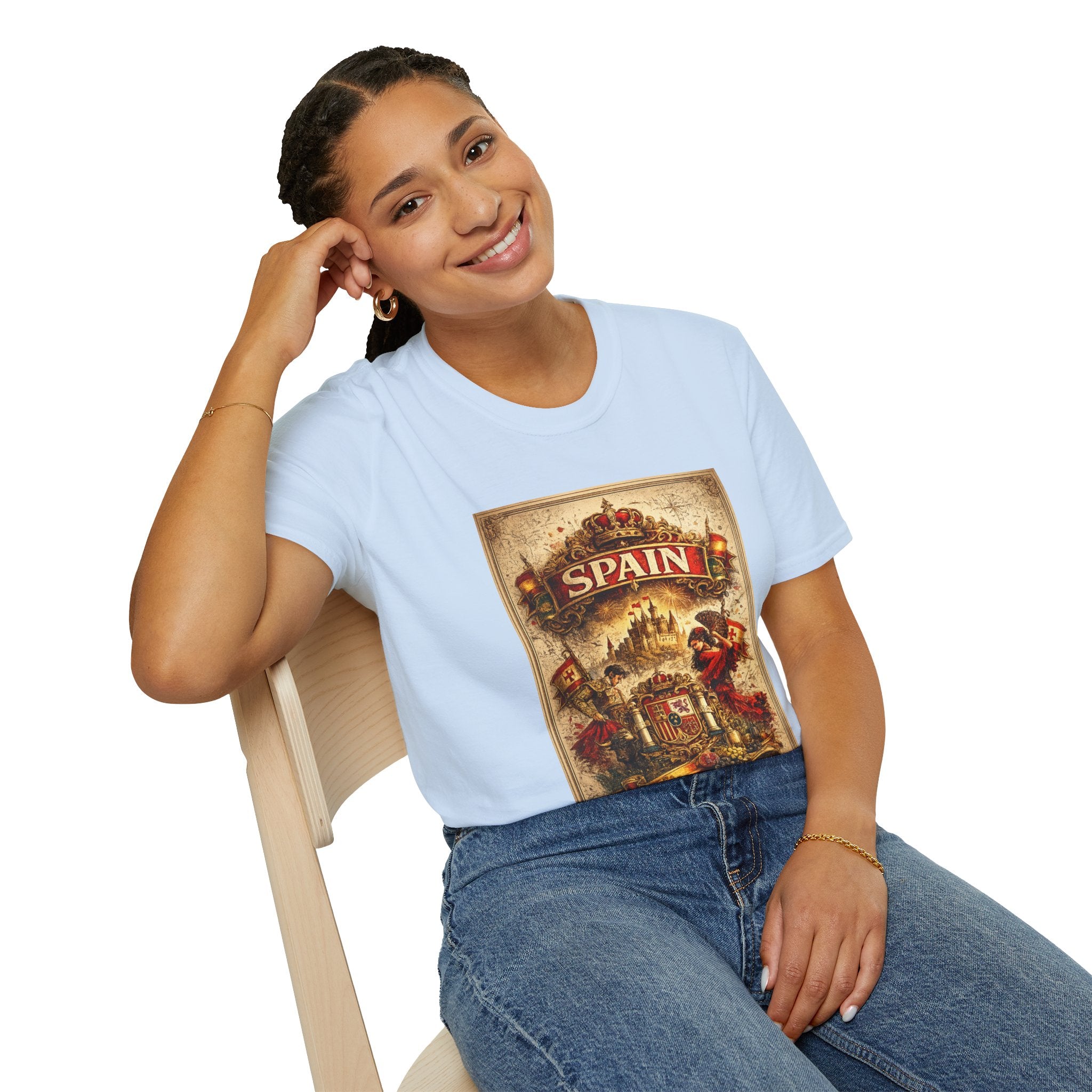 Spain Vintage Travel Graphic T‑Shirt — Retro Spanish Landmark Tee